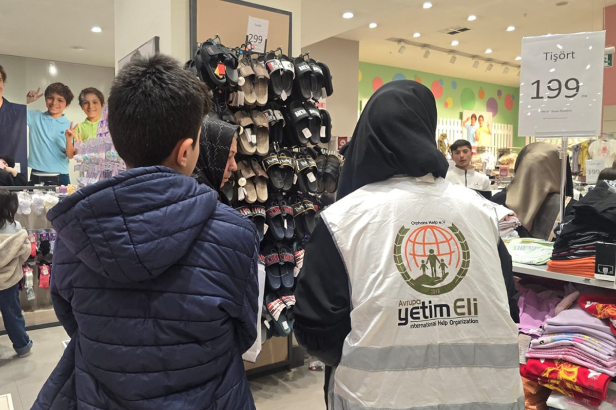 Avrupa Yetim Eli Kahramanmaraş'ta muhtaçlara yardımda bulundu