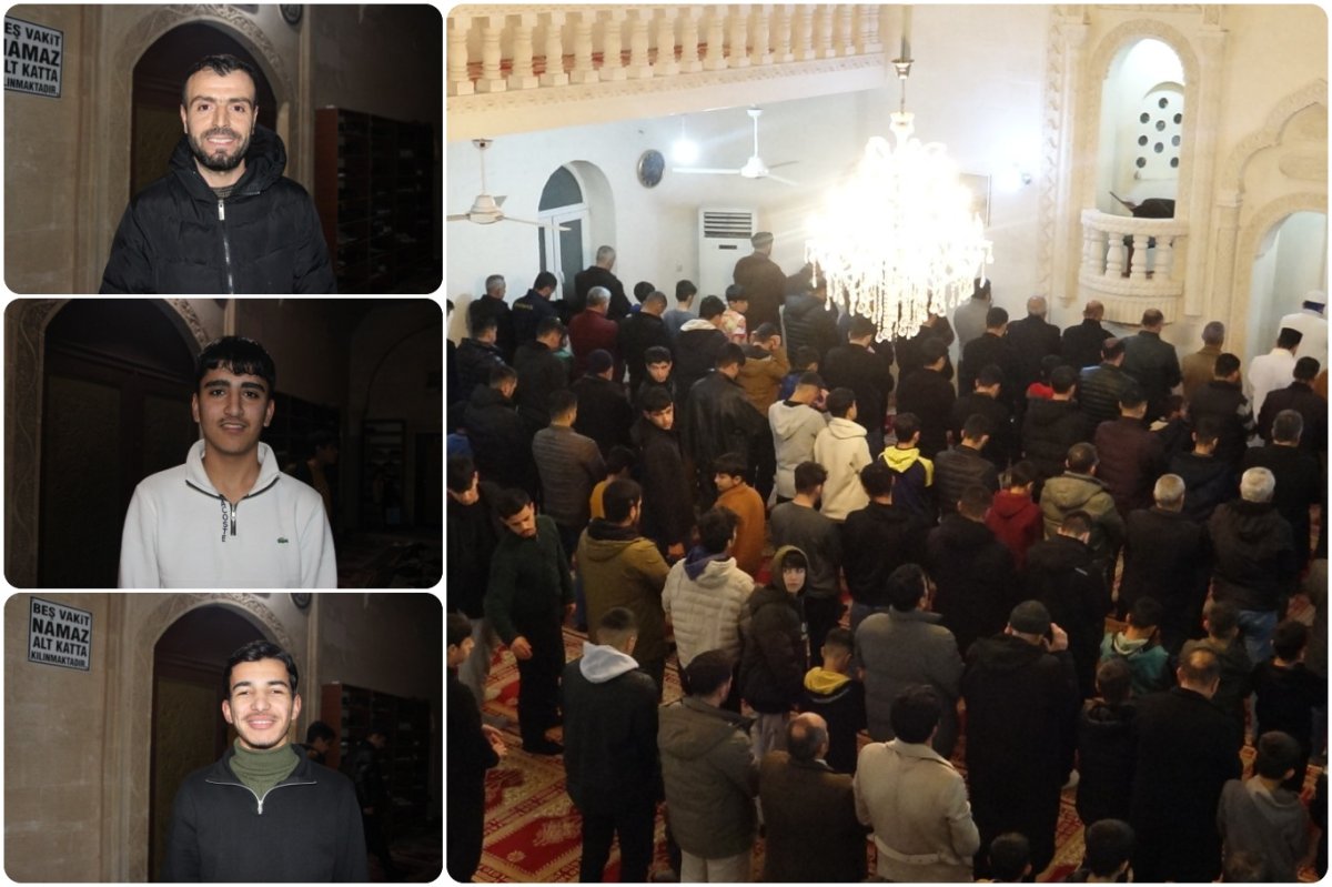 Kadir Gecesi’ni camilerde ihya eden Mardinliler: Bu mübarek gecede özellikle Gazze unutulmamalı