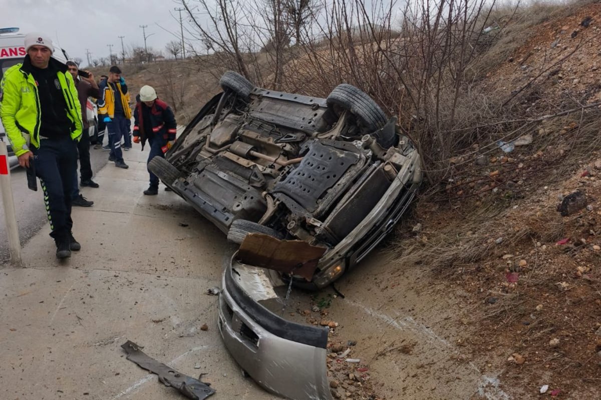 Malatya'da otomobil takla attı: 4'ü çocuk 6 yaralı
