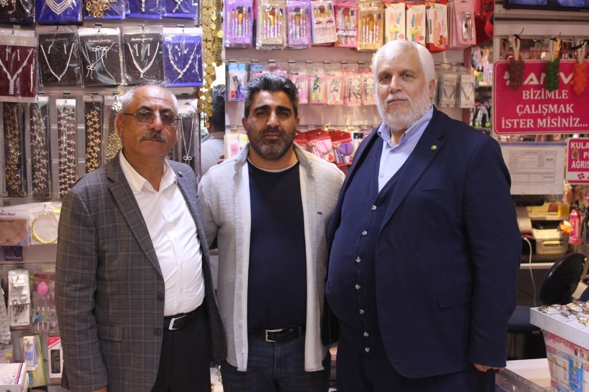 HÜDA PAR heyeti Akdeniz’de esnafın sorunlarını dinledi