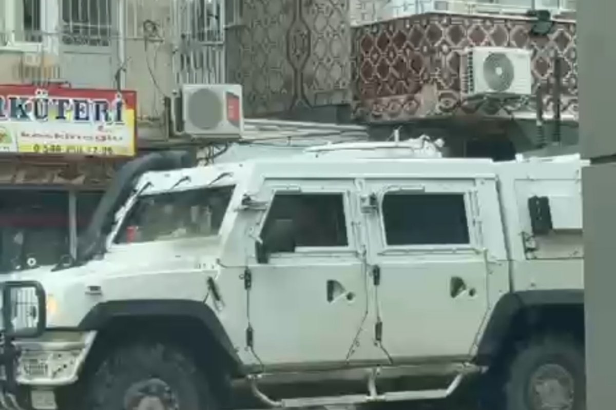 NATO unsurlarına ait zırhlı konvoyu Mardin’de görüldü