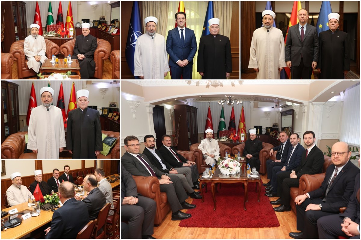 Diyanet İşleri Başkanı Arpaguş'tan Kuzey Makedonya'da işbirliği ziyaretleri