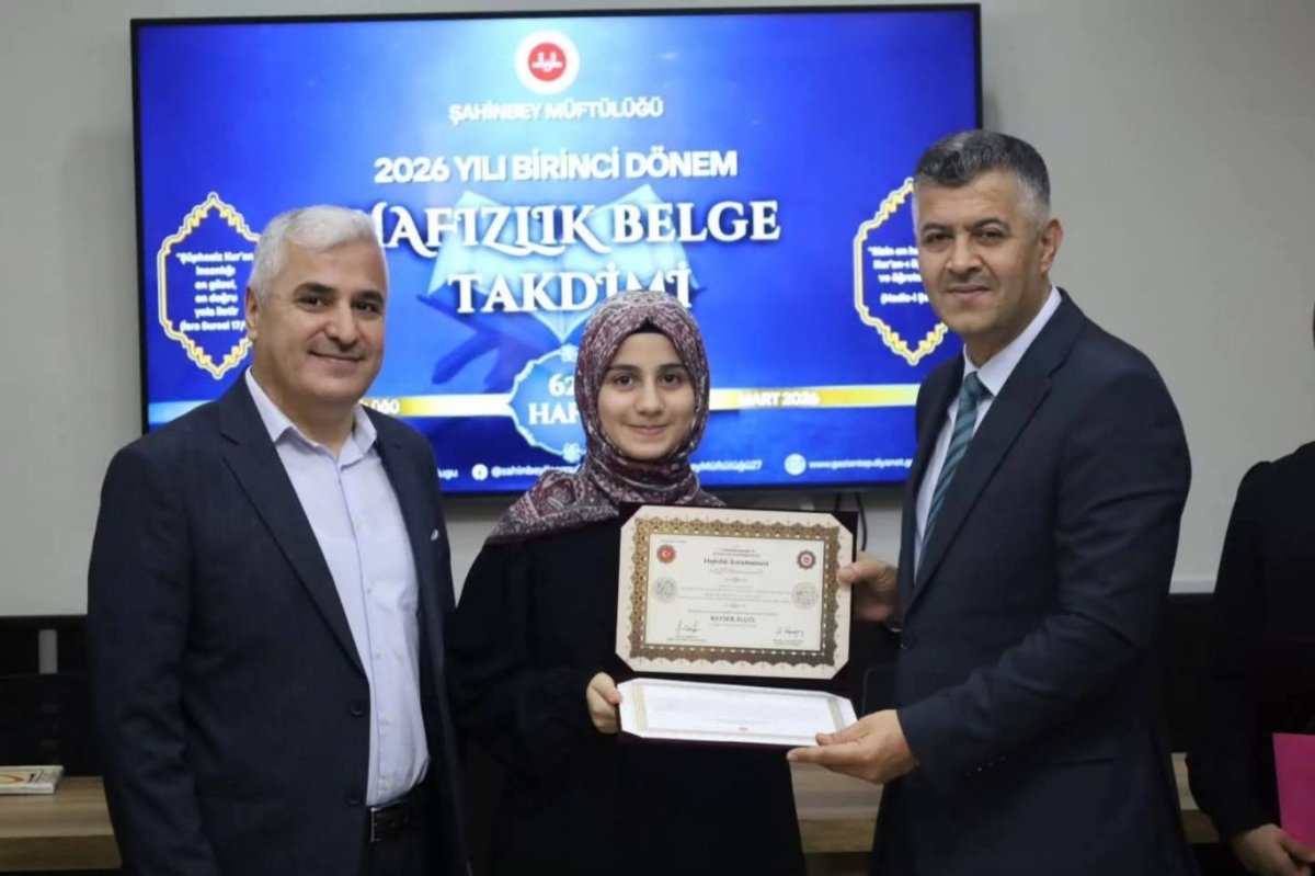 Gaziantep'te 62 hafıza belgeleri takdim edildi