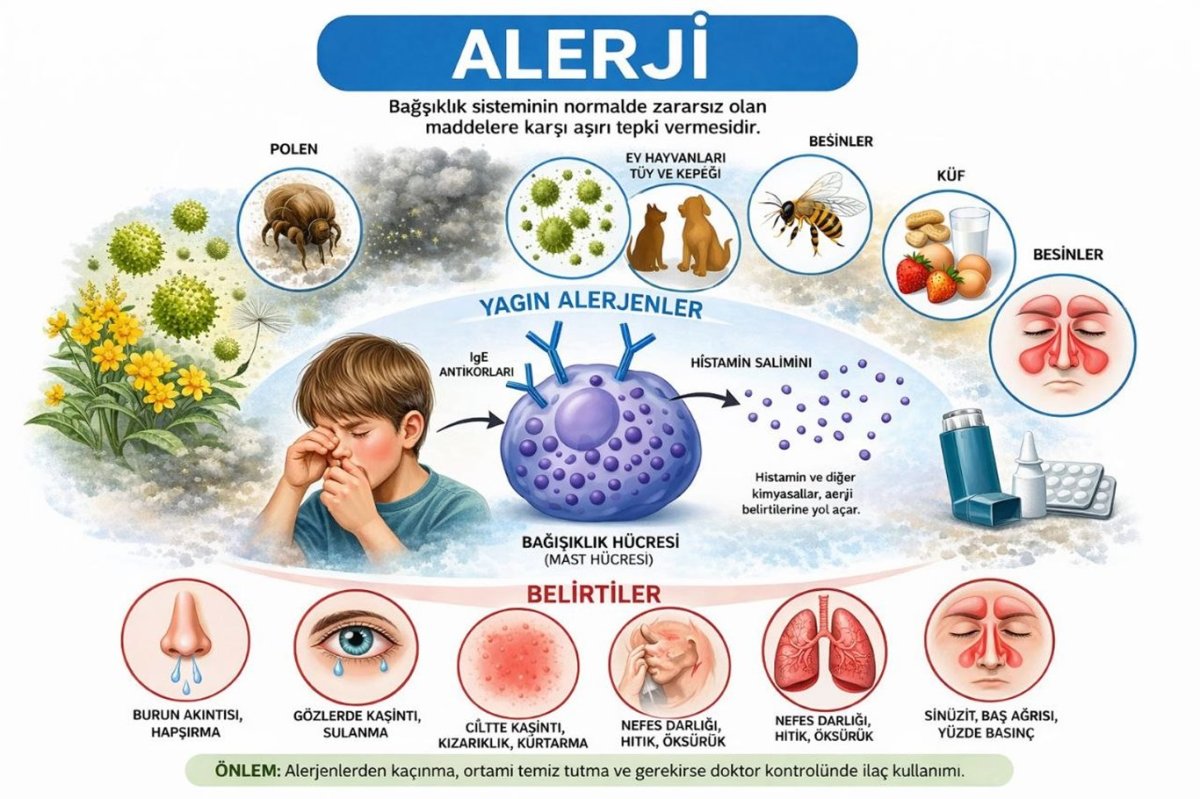 Dr. Sayaca: İklim değişikliği ve hava kirliliği alerjileri tetikliyor