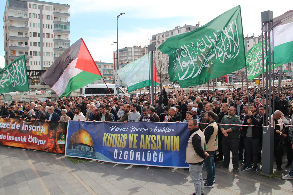 Diyarbakır'dan işgal rejimine tepki: Mescid-i Aksa kırmızı çizgimizdir