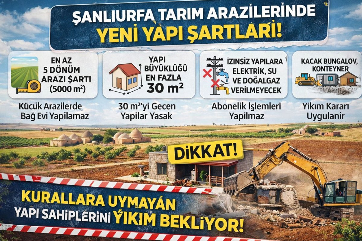 Şanlıurfa'da TEMA Vakfı'ndan Harran Ovası uyarısı: Ovalarımız betonlaşmaya teslim edilmemeli