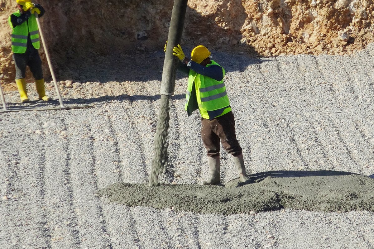 Depremde yıkılan Malatya Şehir mezarlığı Camii'nin temeli atıldı