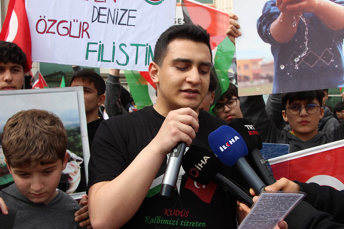 İmam hatip öğrencilerinden Gazze ve Mescid-i Aksa çağrısı