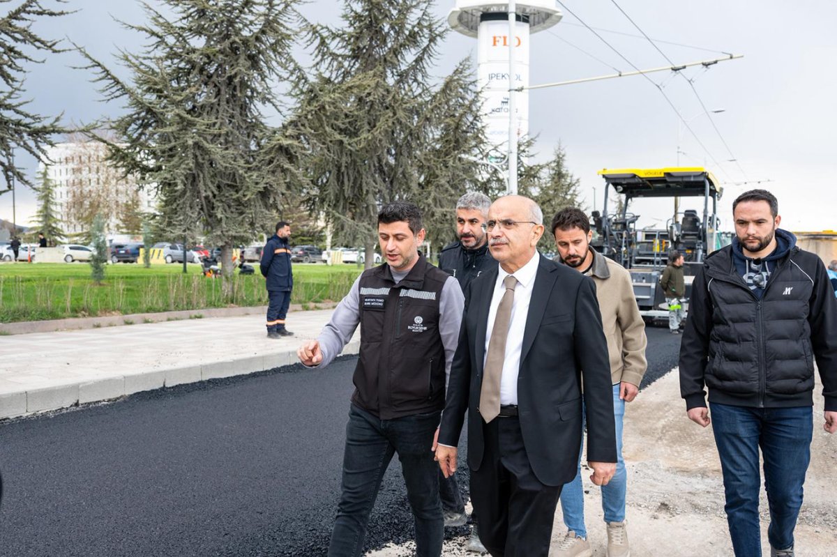 Malatya çevre yolu yan yolları yenileniyor