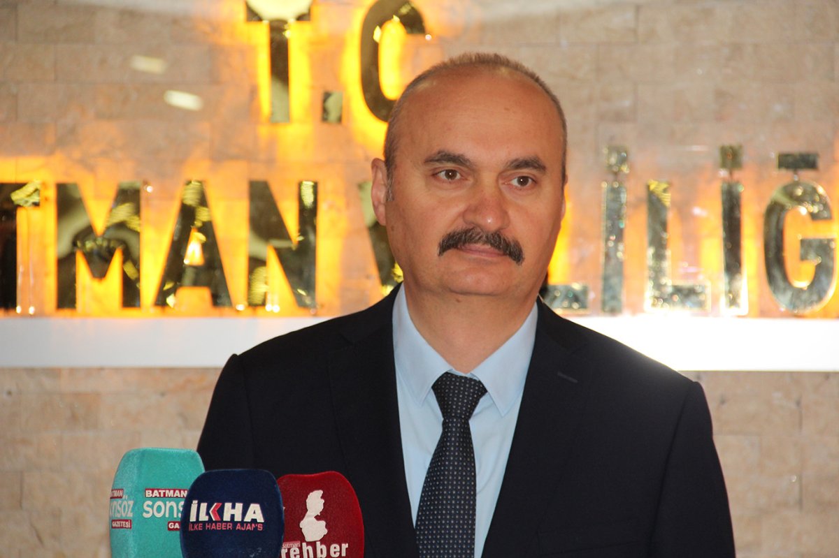 Vali Canalp Batman'ın güvenlik karnesini açıkladı