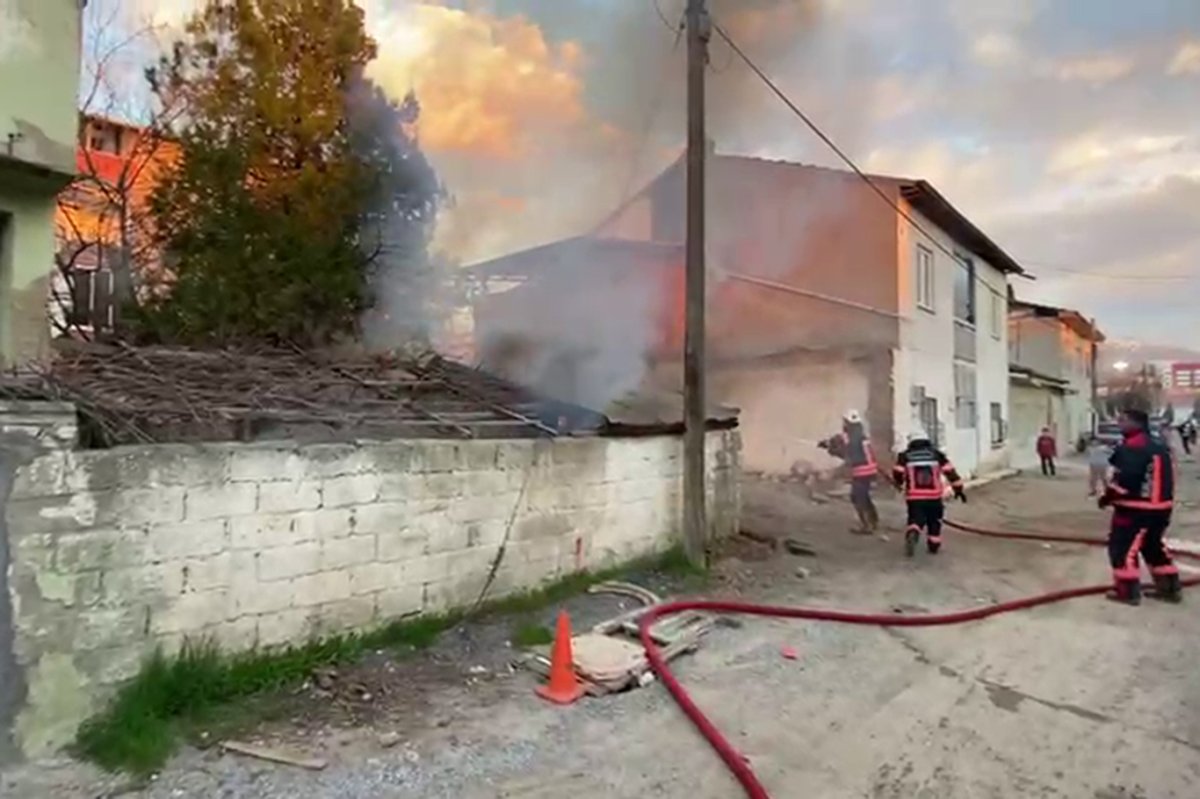 Malatya'da bir günde iki odunluk yangını