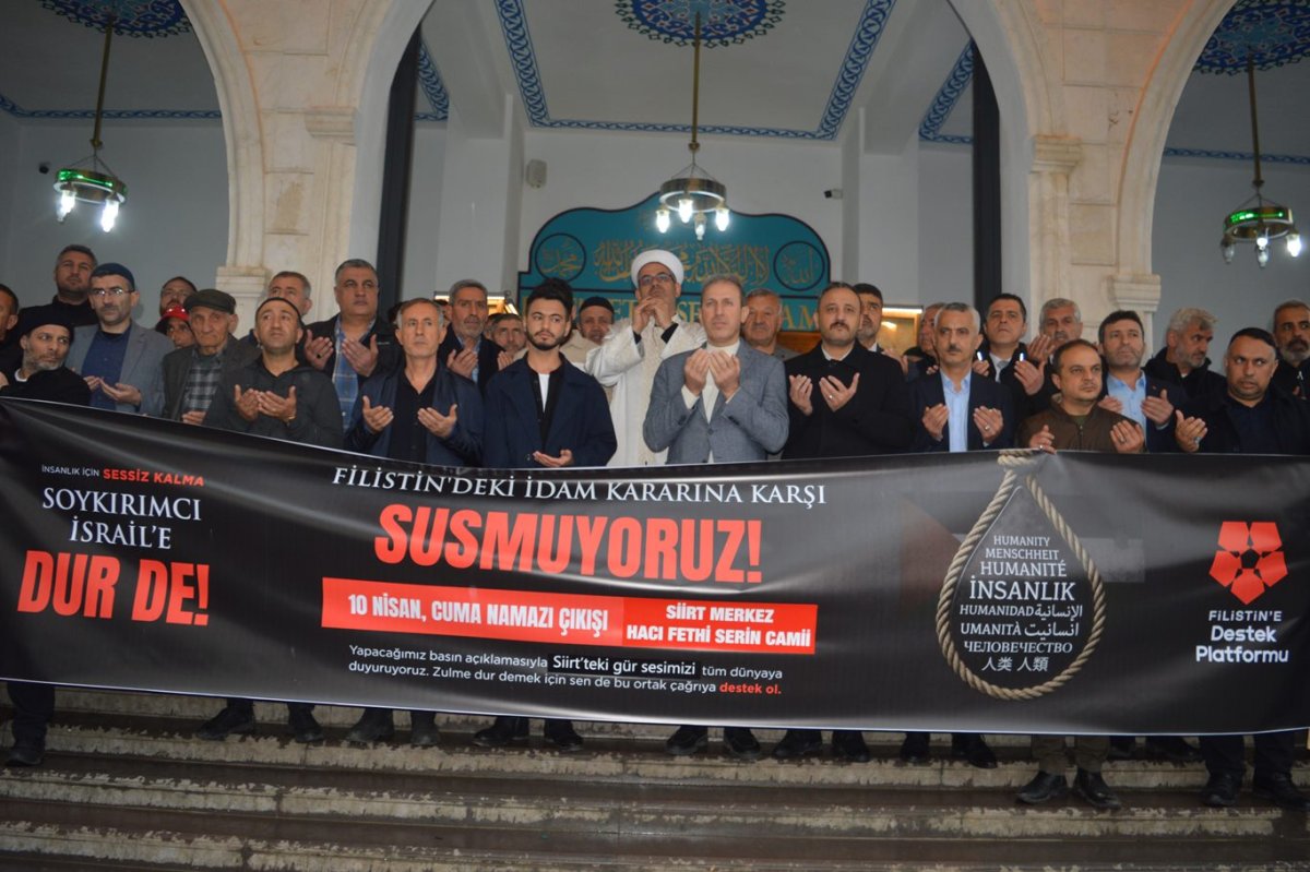 81 İlde Filistin için ortak ses: Küresel direniş başlatıyoruz