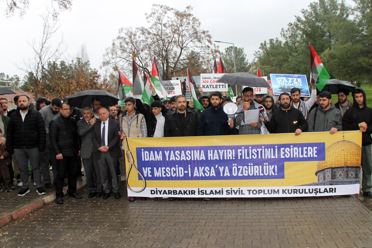 Dicle Üniversitesi öğrencilerinden işgal rejiminin idam kararına tepki