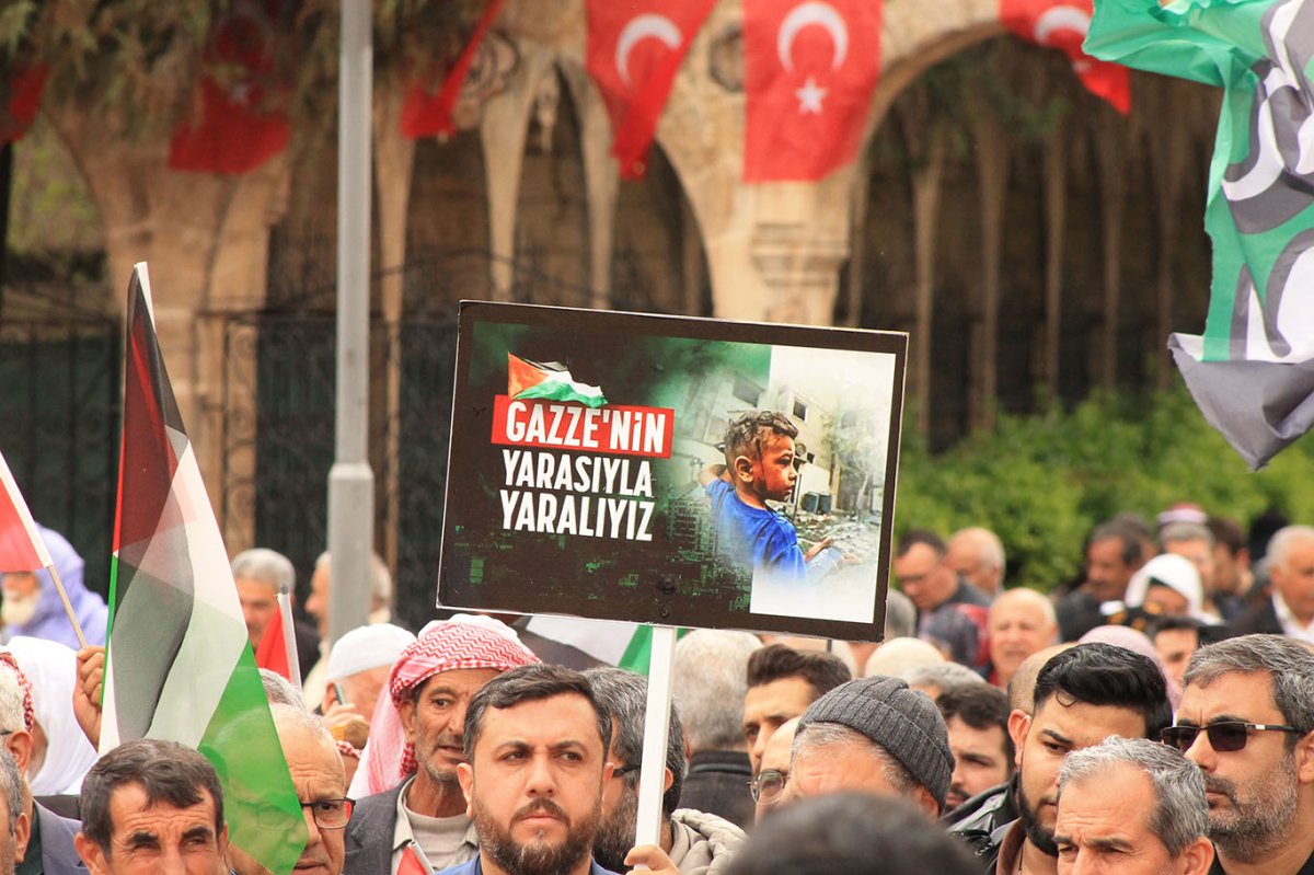 Şanlıurfa'da STK Platformu'ndan Gazze açıklaması: 'Mescid-i Aksa yalnız değildir'