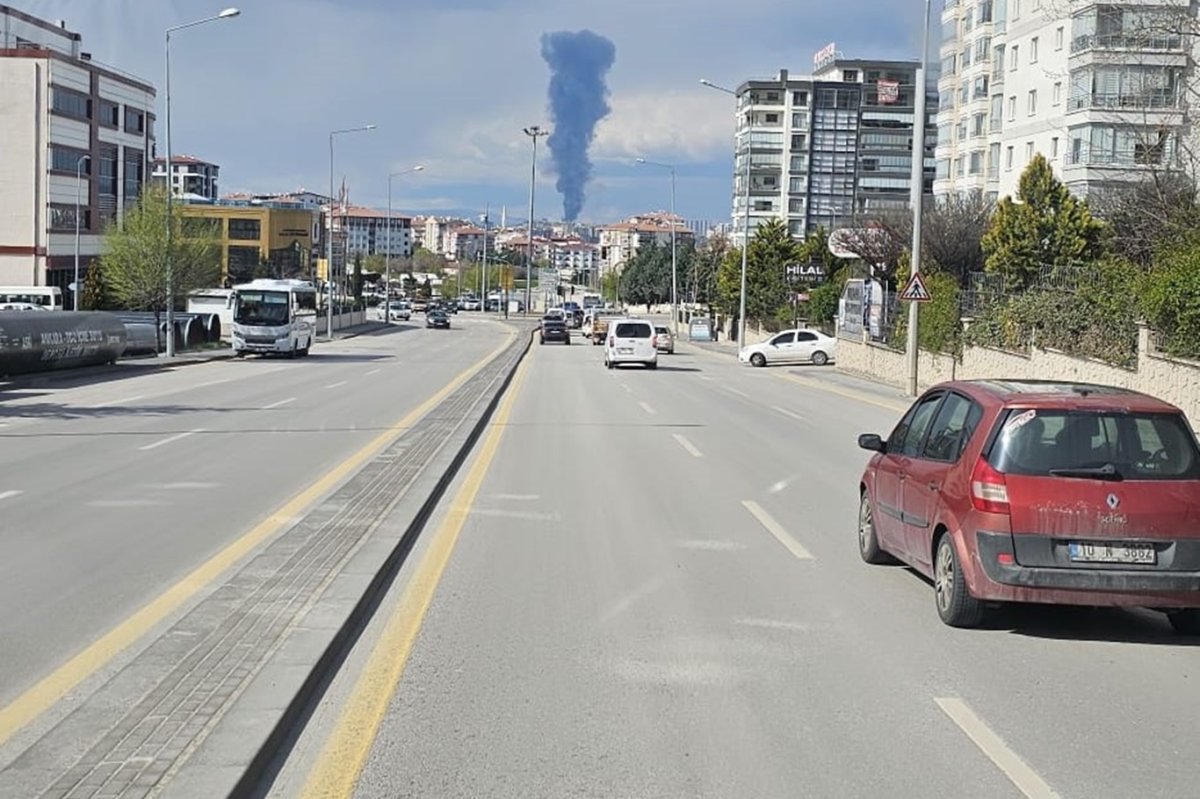 Ankara’da Keresteciler Sitesi’nde yangın paniği