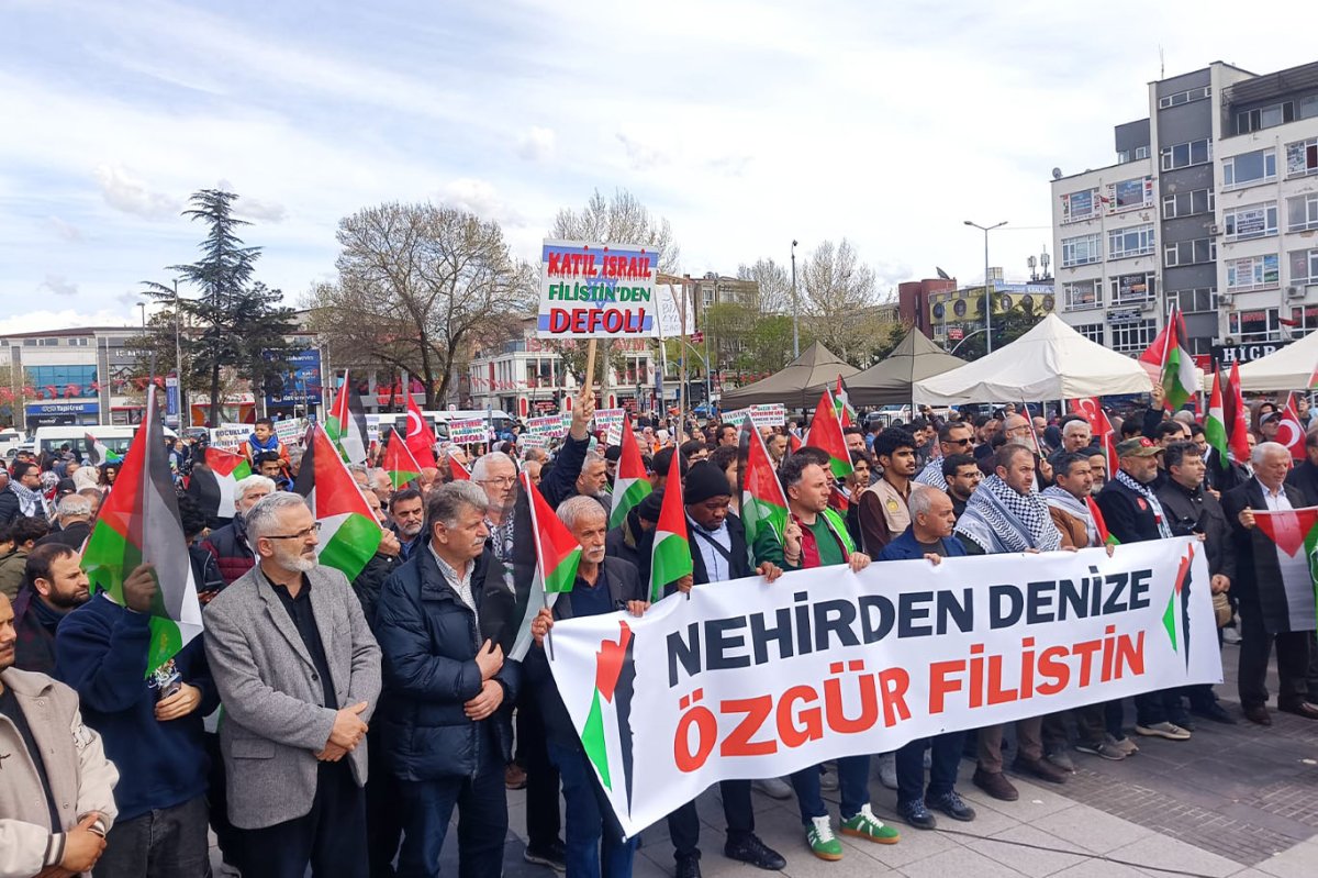 Gazze için yeniden yola çıkacak filolara Sakarya'dan destek yürüyüşü