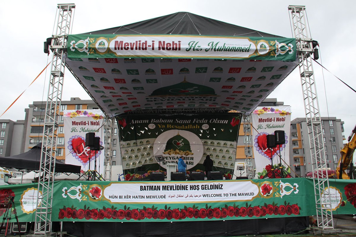 Batman'da mevlid için büyük buluşma hazırlığı tamamlandı