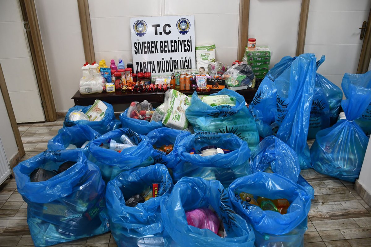 Siverek'te 5 ton tarihi geçmiş ürün imha edildi