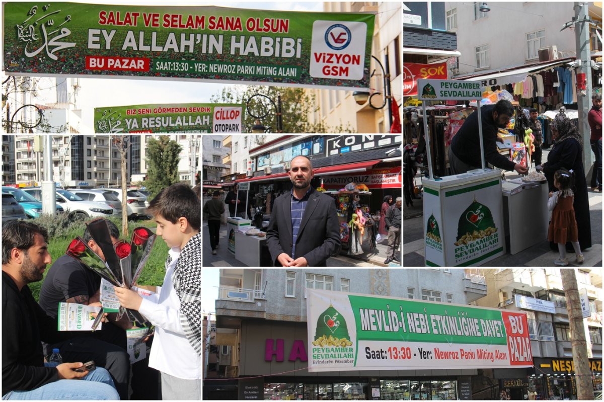 Diyarbakır'ın dört bir yanında Mevlid-i Nebi hazırlığı