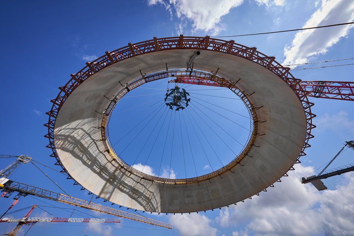 Akkuyu NGS’nin 2'nci Güç Ünitesi’nde iç koruma kabuğunun 6'ncı katmanı kuruldu