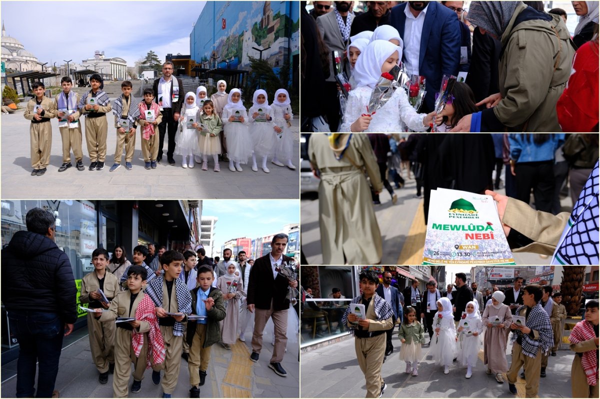 Van’da Mevlid-i Nebi etkinliğine güllerle davet