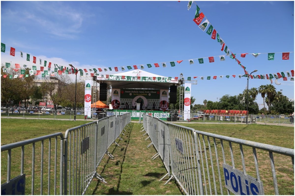 Adana Mevlid-i Nebi etkinliğine hazır