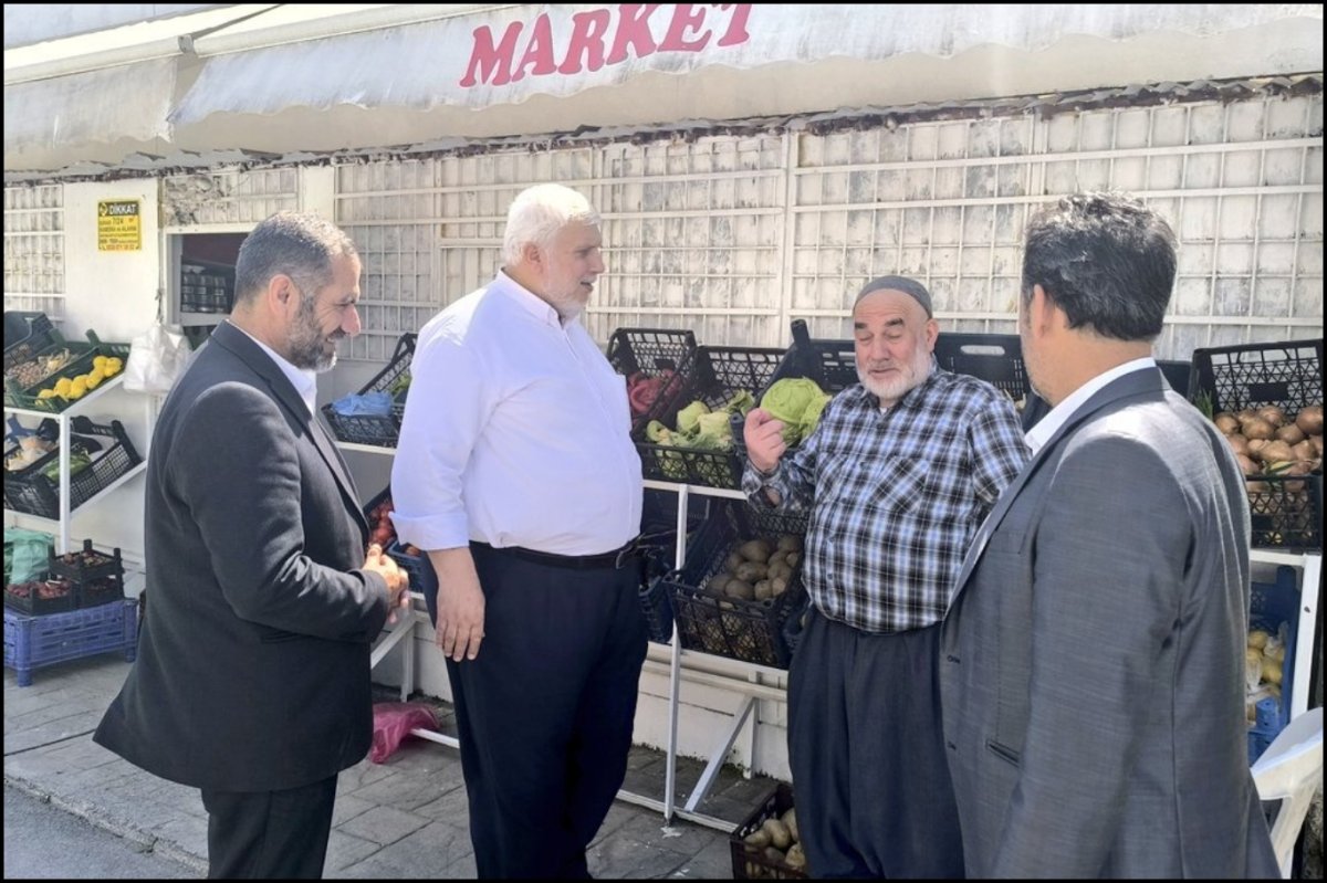 HÜDA PAR'dan Tarsus'ta esnaf ziyareti