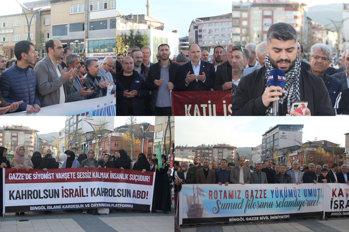 Bingöl'den işgal rejimine tepki: Küresel vicdan hareketine engel olamayacaksınız