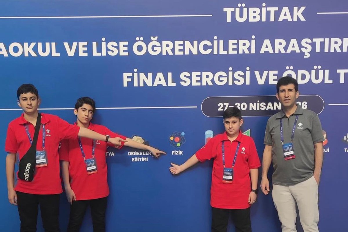 Malatyalı öğrenciler TÜBİTAK Türkiye finallerinde birincilik elde etti