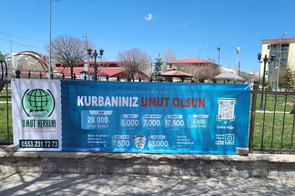 Umut Kervanı Van’da kurban hazırlıklarına başladı