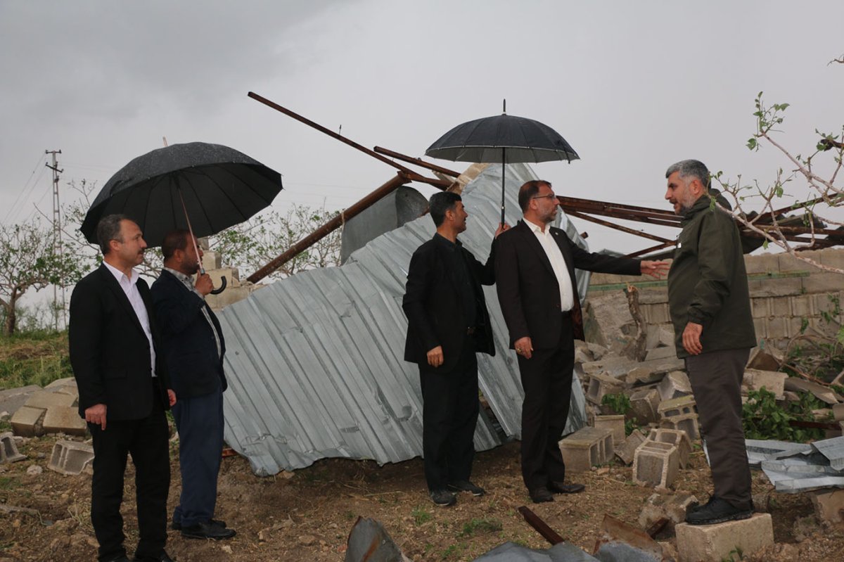 HÜDA PAR Şanlıurfa İl Başkanı Polat, selin vurduğu bölgeleri inceledi