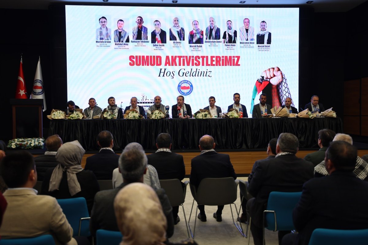 Aktivistler Sumud Filosu'ndaki yolculuklarını ve yaşadıkları süreci anlattı