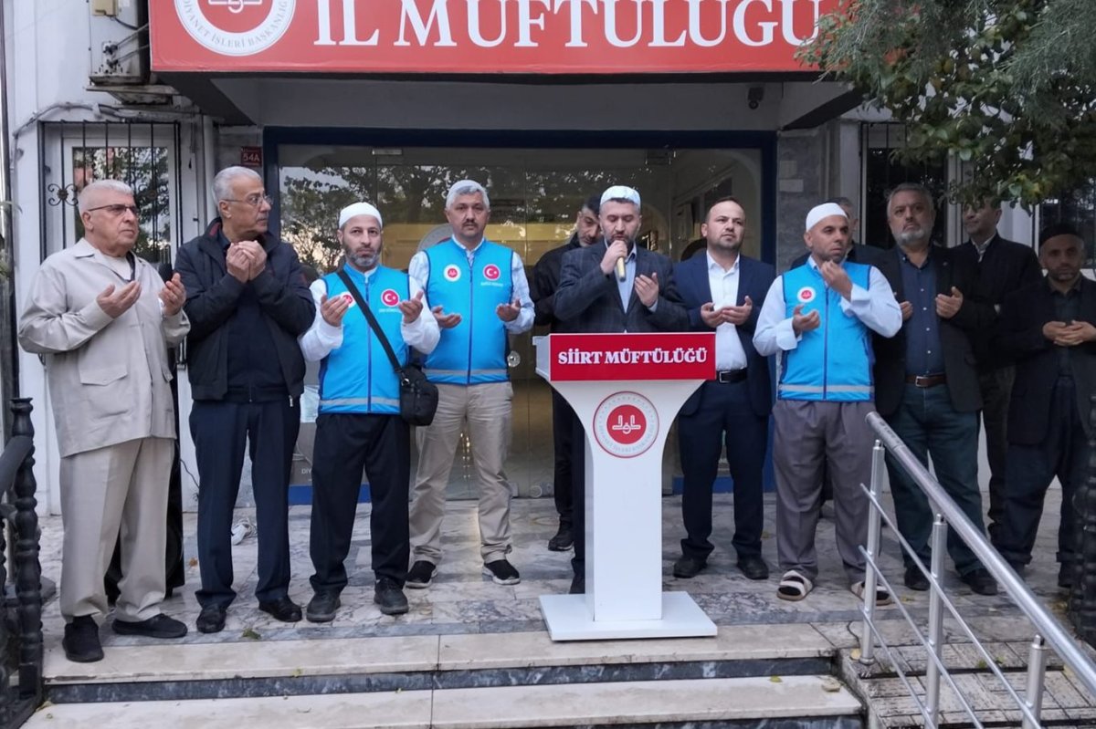 Siirt’ten kutsal topraklara ilk kafile uğurlandı