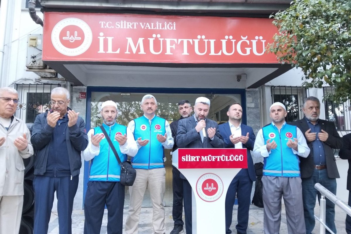 Siirt’ten kutsal topraklara ilk kafile uğurlandı