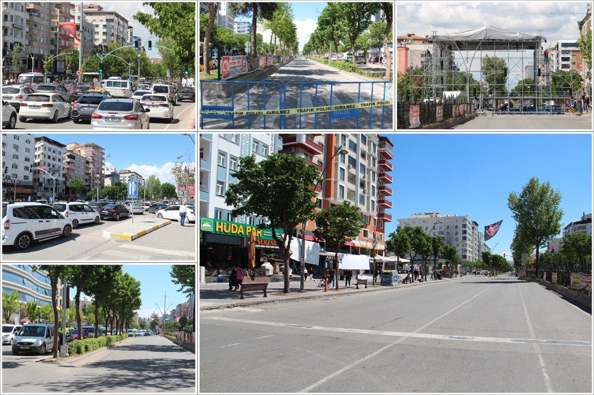 Batman'da kutlama hazırlıkları trafik çilesine neden oldu
