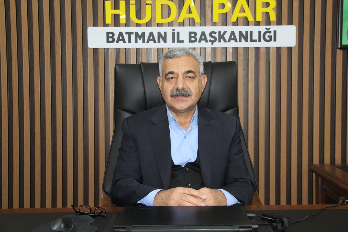 HÜDA PAR Batman İl Başkanı Şahin: Ana caddelerin günlerce kapatılması doğru değil
