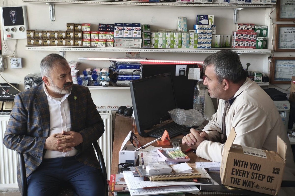 HÜDA PAR Malatya İl Başkanı Sevgili, Yeşiltepe esnafıyla bir araya geldi