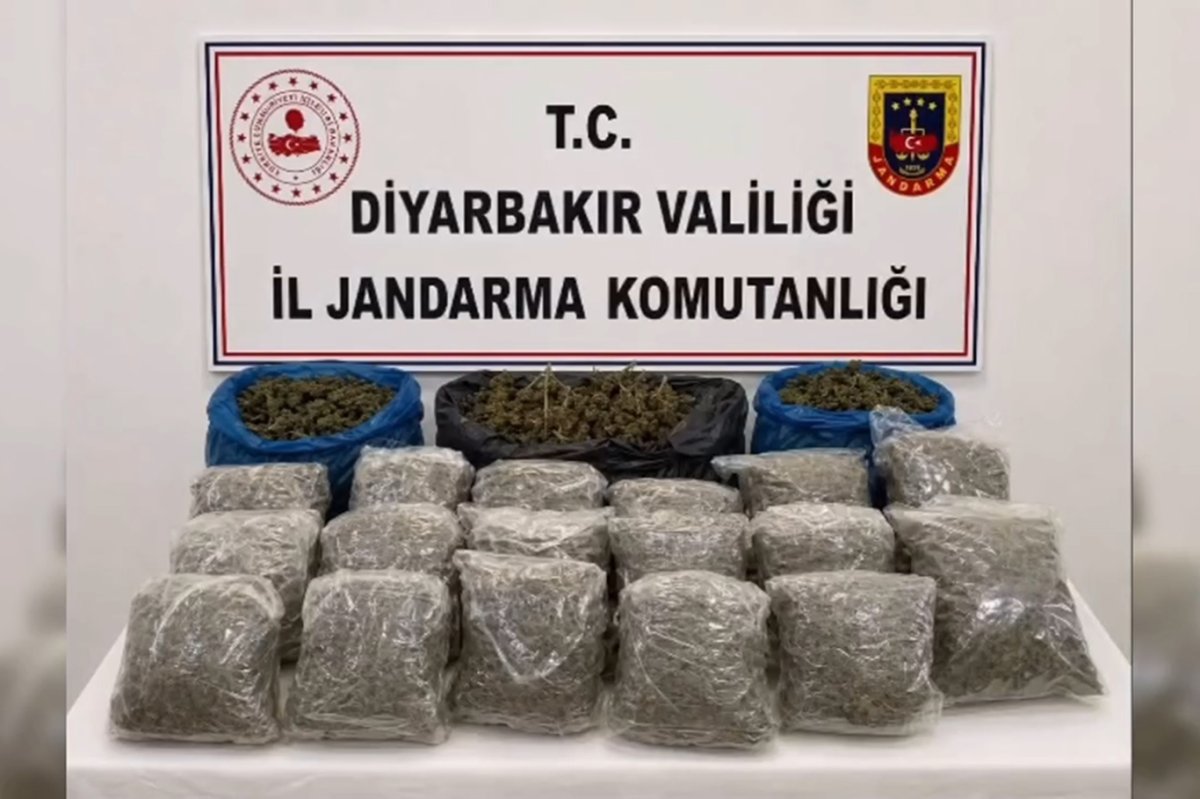 Diyarbakır'da uyuşturucu operasyonunda 38 tutuklama