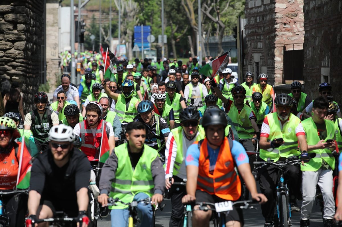 Pedallar Gazze ve Sumud için çevrildi