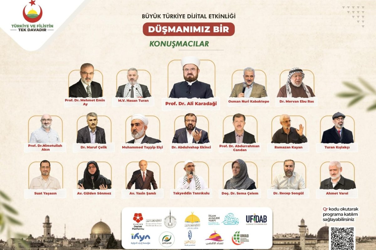 "Türkiye ve Filistin Tek Davadır" toplantısının sonuç bildirgesi açıklandı