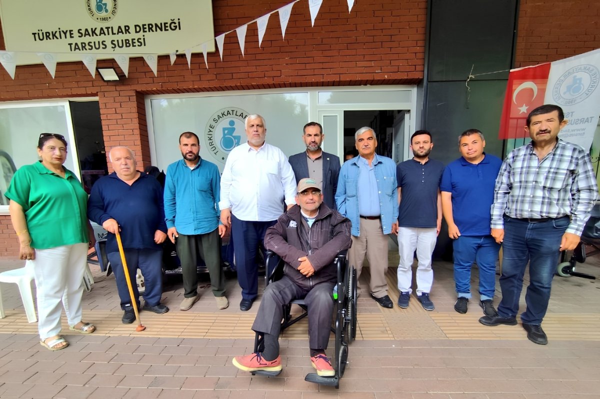 HÜDA PAR'dan Türkiye Sakatlar Derneği Tarsus Şubesi'ne ziyaret