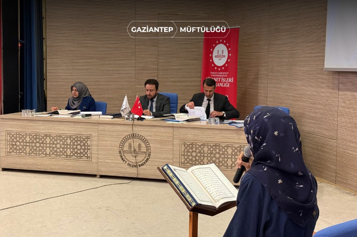 Gaziantep'te "Hafızlık ve Kur'an-ı Kerim'i Güzel Okuma Yarışması" yarışmaları tamamlandı