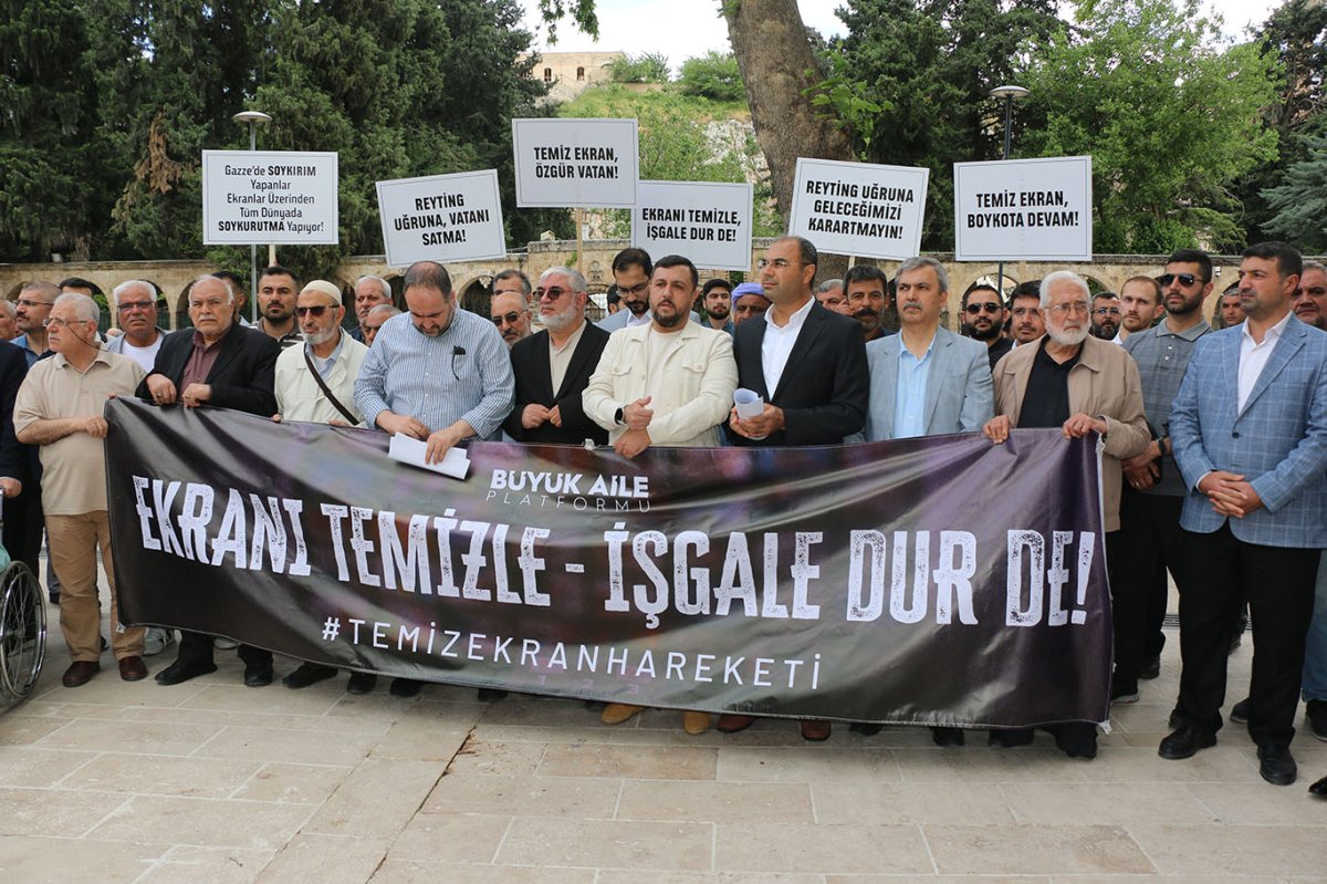 Şanlıurfa’da ‘Temiz Ekran Hareketi’ için ortak basın açıklaması yapıldı