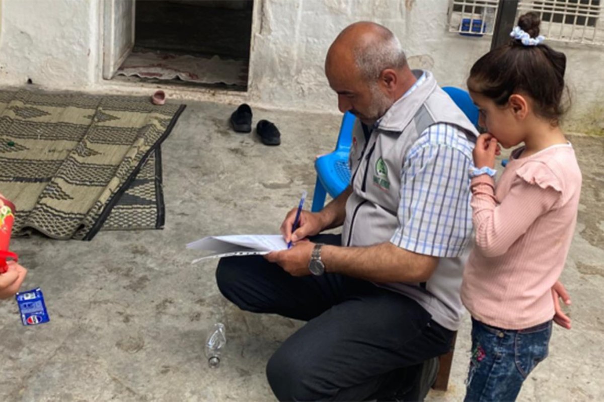 Şanlıurfa’da Umut Kervanı’ndan ihtiyaç sahibi ailelere destek