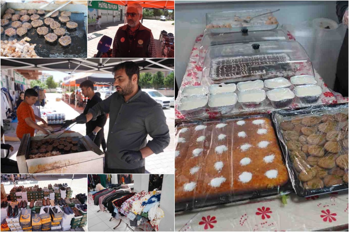 Umut Kervanı Konya'da yetim ve muhtaç aileler yararına kermes düzenliyor