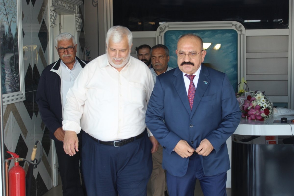 HÜDA PAR heyetinden ASKON Mersin Şubesi'ne ziyaret