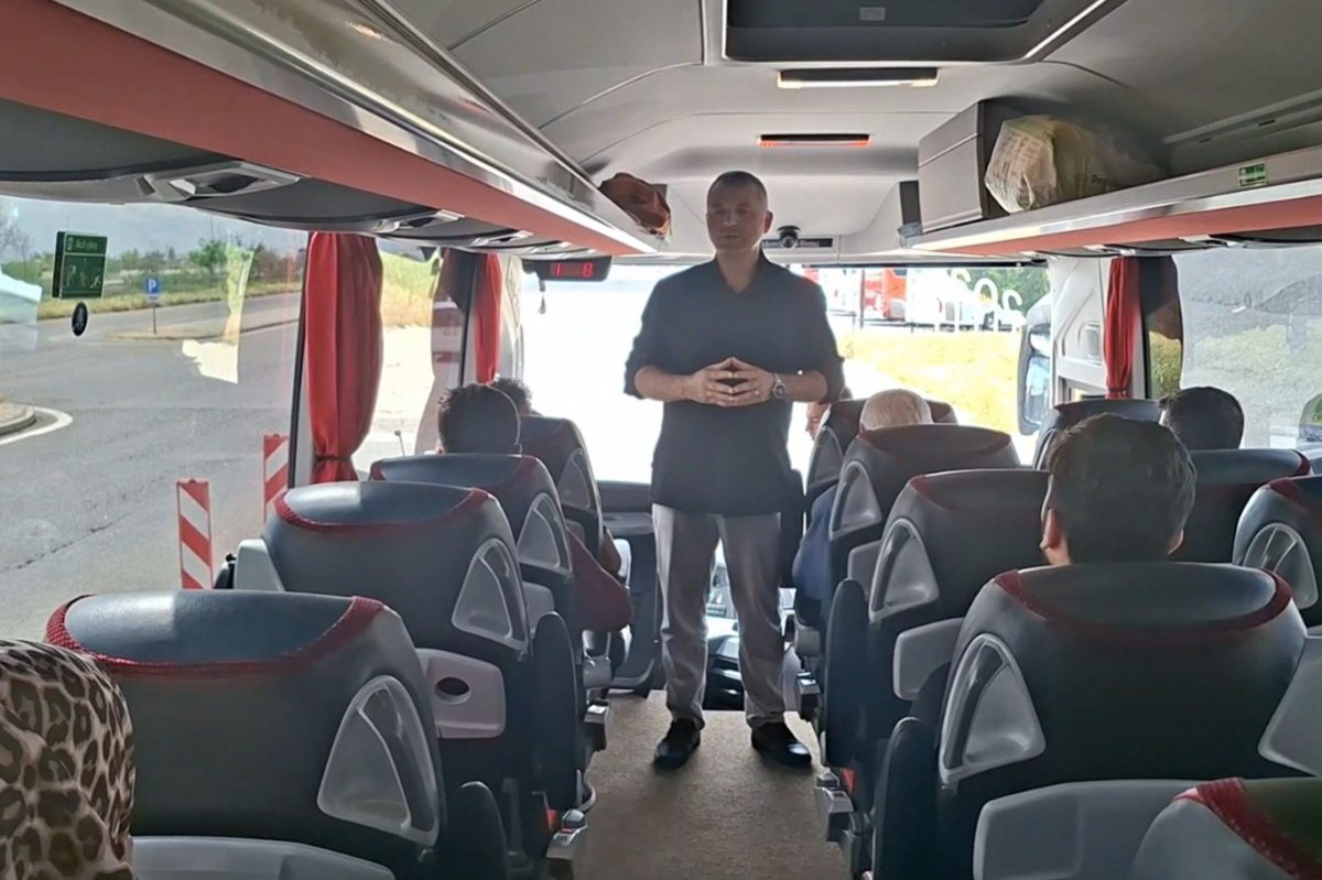 Gaziantep'te bayram öncesi yolcu otobüslerine denetim