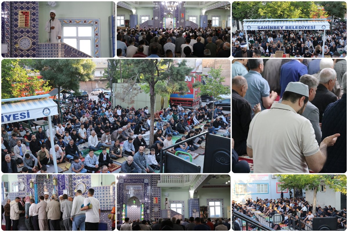 Gaziantep’te bayram sabahı: Camiler doldu, kardeşlik mesajları yükseldi