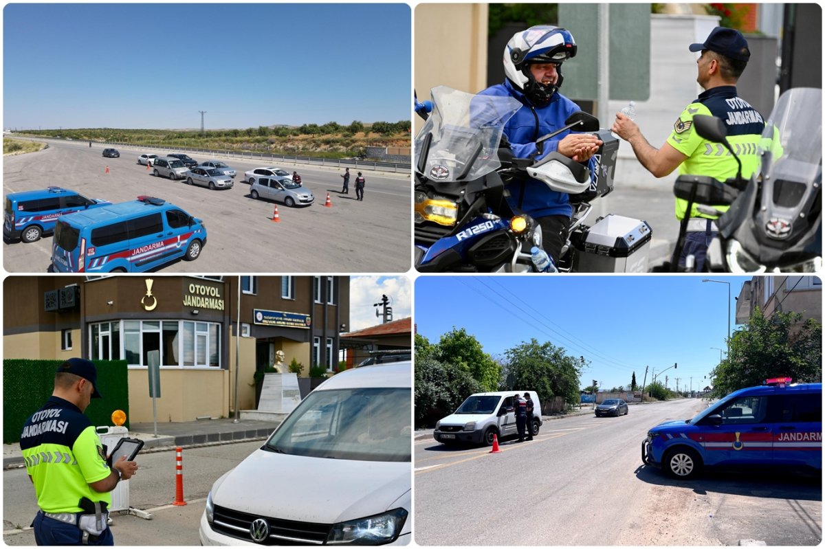 Bayramda trafik denetimleri devam ediyor