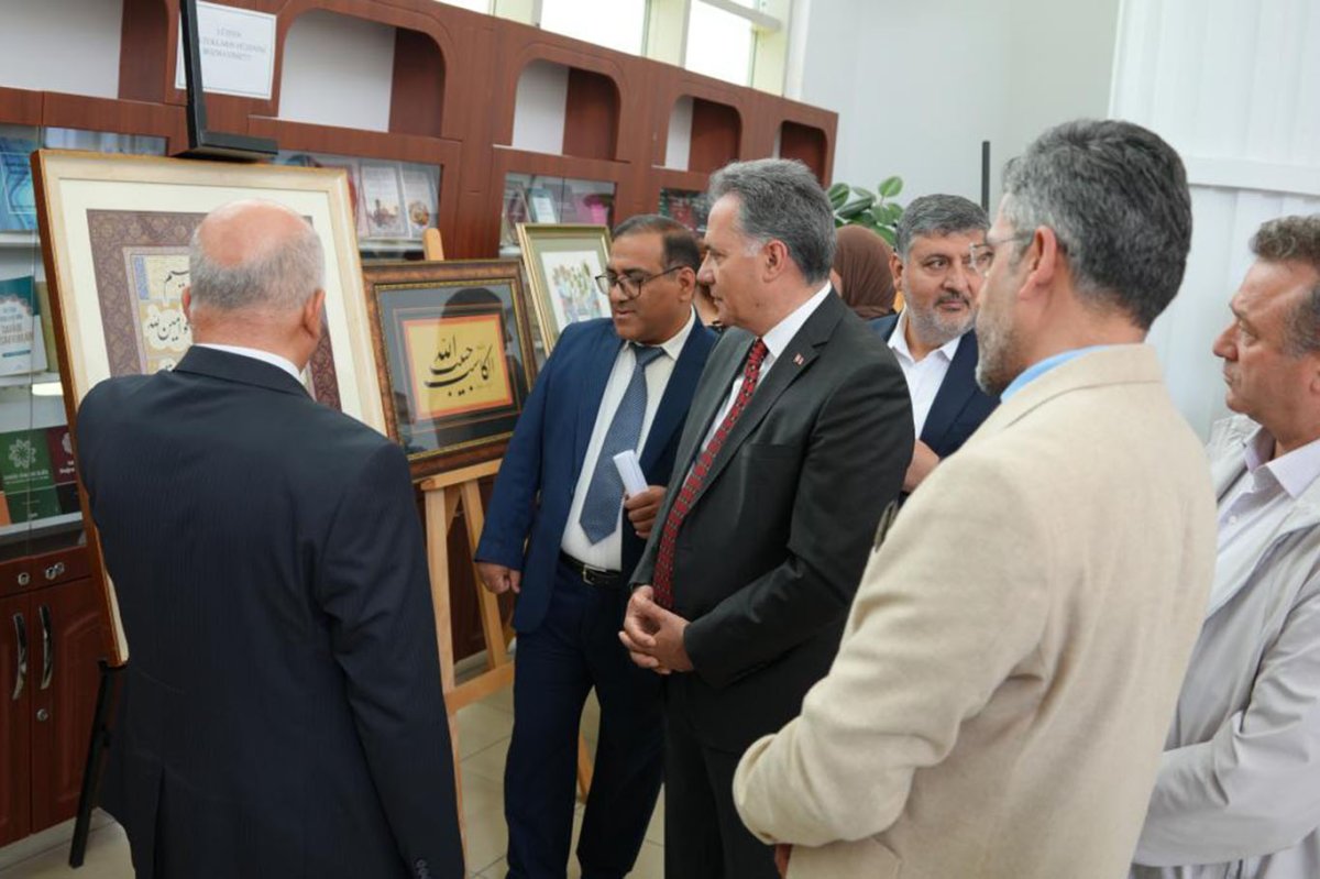 İnönü Üniversitesinde Nakş-ı Zer İslam Sanatları Sergisi açıldı
